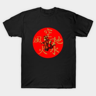 Samurai Two Tailed Tom - Go Rin No Sho T-Shirt